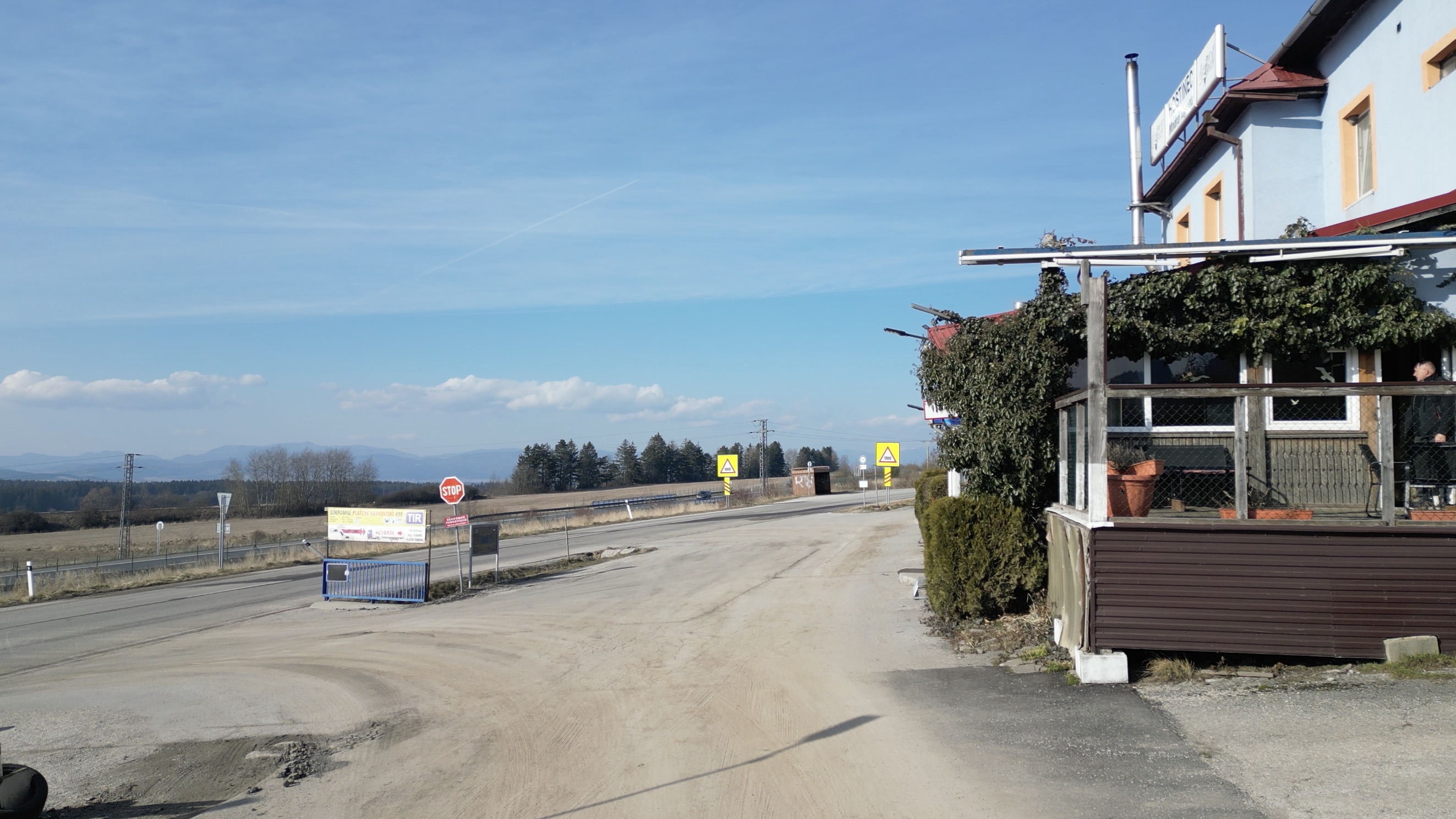 Prístupová cesta k penziónu